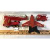 Image 2 : LOT OF 3 - TONKA LADDER TRUCK, AIRPLANE AND MARX MININ TRUCK