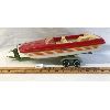 Image 1 : PLASTIC TONKA BOAT W/ METAL TRAILER