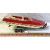 Image 3 : PLASTIC TONKA BOAT W/ METAL TRAILER