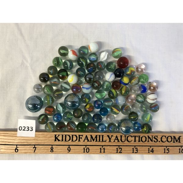 JOB LOT - MISC MARBLES	