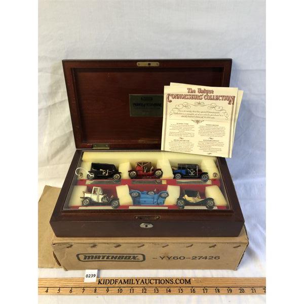 MATCHBOX MODELS OF YESTERYEAR 6 CAR SET W/ DISPLAY BOX