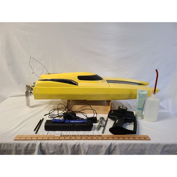 VINTAGE NITRO PRO RC BOAT - 36in