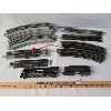 Image 1 : JOB LOT - QTY HO TRAIN TRACK W/ TRAIN ENGINE AND COAL CAR