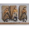 Image 1 : LOT OF 3 - 1991 PARAMOUNT STAR TREK DOLLS - KIRK, CHEKOV, SULU