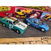 Image 2 : IRWIN SCALEXTRIC 1:32 SUPER SCALE GRAND PRIX SLOT CAR TRACK W/ 4 SLOT CARS