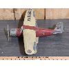 Image 6 : LOT OF 2 - VINTAGE FOLK ART WOOD AIRPLANES 