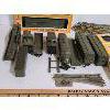 Image 2 : VINTAGE BACHMAN HO GAUGE MILITARY TRAIN SET W/ TRACK
