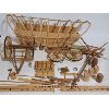 Image 1 : COVERED WAGON WOODEN MODEL