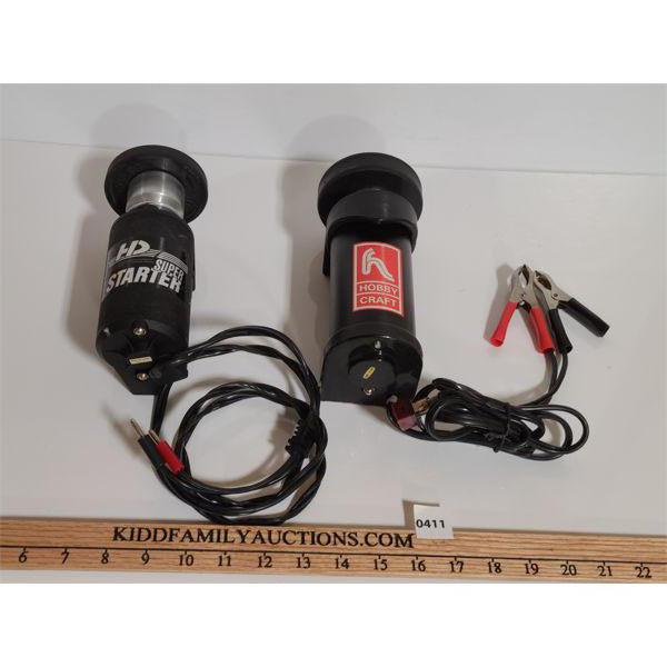 LOT OF 2 - 12V ENGINE STARTERS