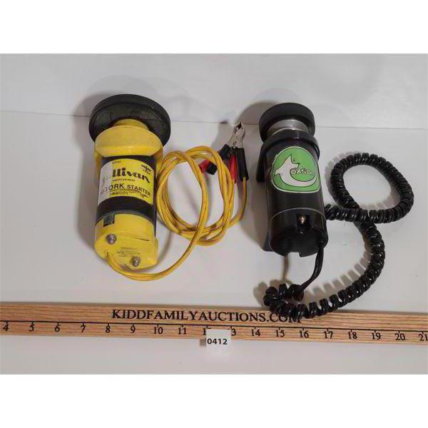 LOT OF 2 - 12V ENGINE STARTERS