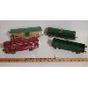 Image 2 : METAL AMERICAN FLYER TRAIN SET W/ LOCOMOTIVE, CABOOSE AND 4 CARS