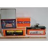 LOT OF 3 - LIONEL TRAINS CARS - FLATCAR, HAND HAULER AND AUTOMATIC SATELLITE LAUNCHING CAR