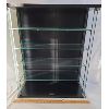Image 2 : 4-TIERED GLASS SHELF DISPLAY CABINET - 10 x 24 x 28 in