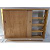 Image 2 : 3-TIERED WOODEN DISPLAY CASE W/ GLASS FRONT - 3.5 x 22 x 30 in