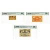 Image 1 : Russia, Northwest & East Siberia, Group of 3 Issued Banknotes, ca.1918-1919