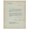 Image 1 : Franklin D. Roosevelt Typed Letter Signed as President on Star Spangled Banner