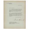 Image 1 : Franklin D. Roosevelt Typed Letter Signed as President on Star Spangled Banner