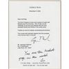 Image 1 : George Bush Typed Letter Signed