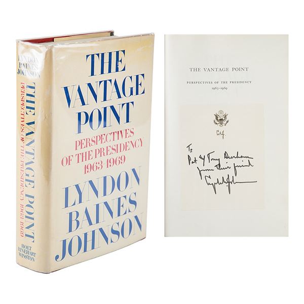 Lyndon B. Johnson Signed Book