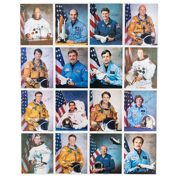 Space Shuttle Astronauts (16) Signed Photographs