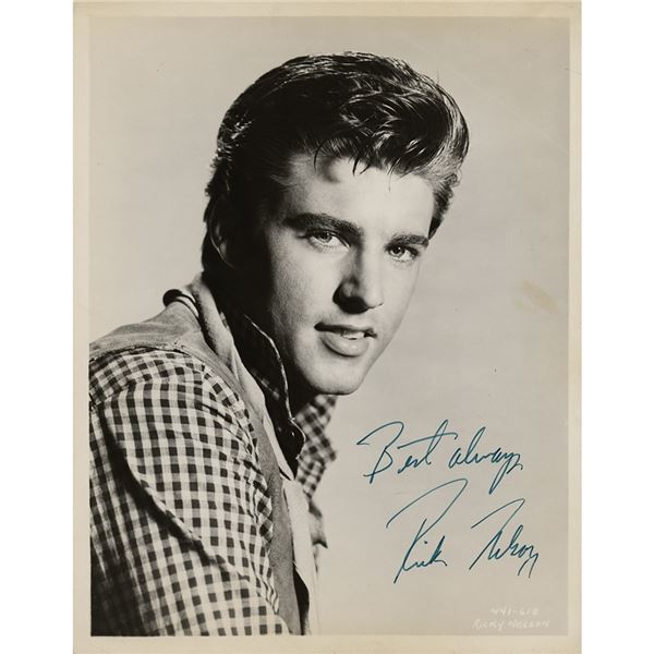 Ricky Nelson Signed Photograph