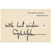 Image 1 : Lyndon B. Johnson Signed White House Card
