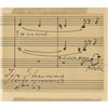 Image 1 : Igor Stravinsky Musical Quotation Signed