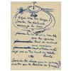 Image 1 : Kees van Dongen Handwritten Letter with Sketches