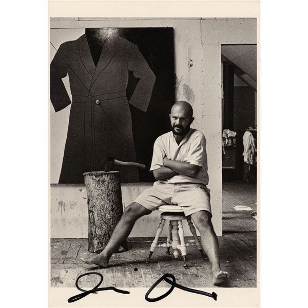 Jim Dine Signed Photograph