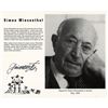 Image 1 : Simon Wiesenthal Signed Photograph