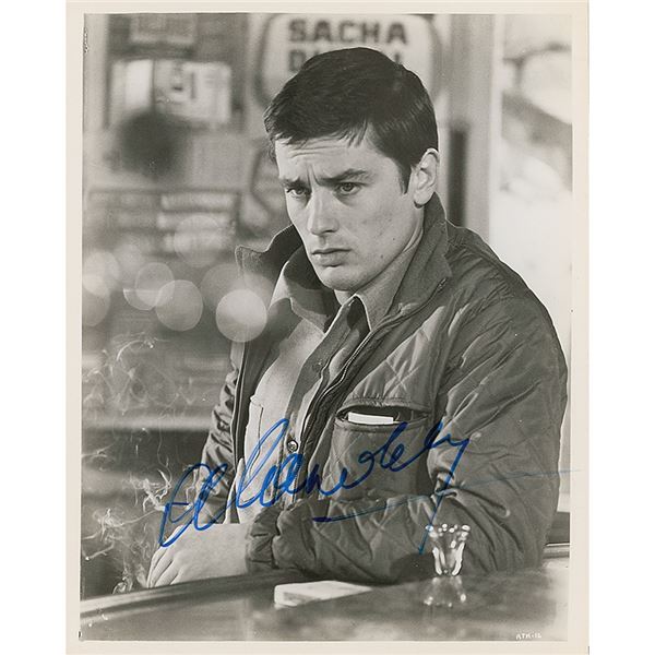 Alain Delon Signed Photograph