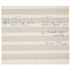 Image 1 : Vernon Duke Autograph Musical Quotation Signed