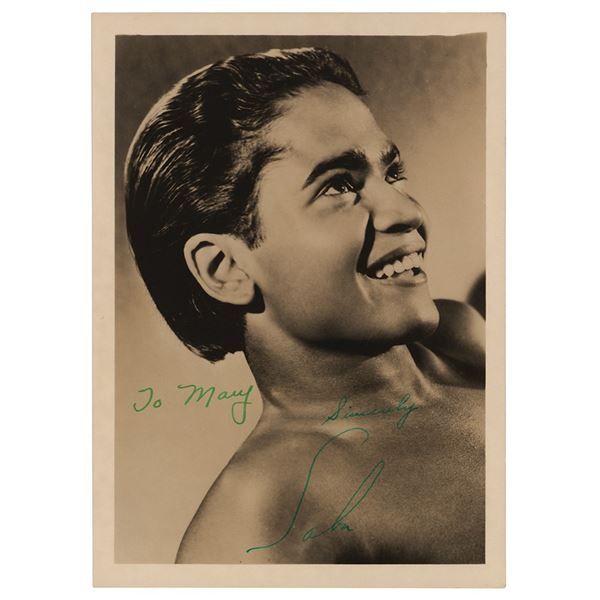 Sabu Signed Photograph