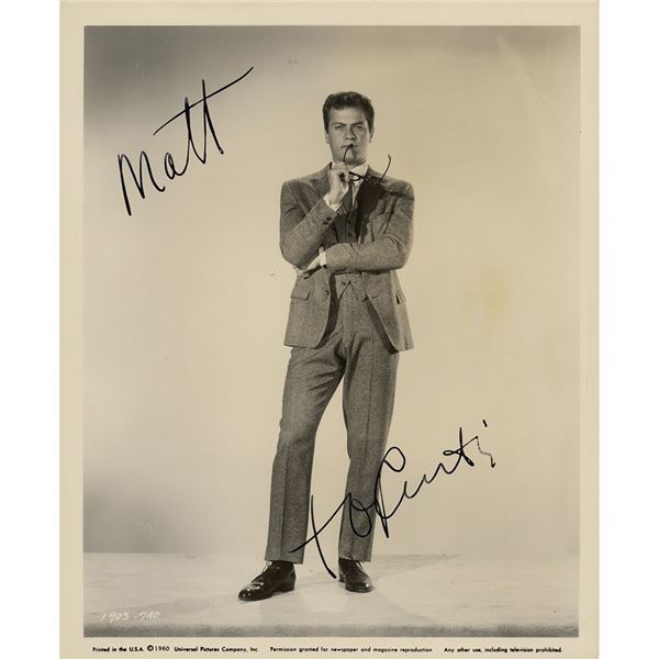 Tony Curtis Signed Photograph