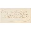 Image 2 : Franklin Pierce Signature