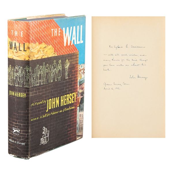 John Hersey Signed Book