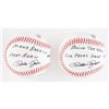 Image 1 : Pete Rose (2) Signed Baseballs