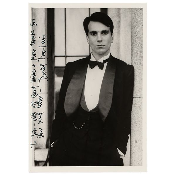 Daniel Day-Lewis Signed Photograph