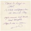 Image 1 : Prince Greeting Card with Autograph Letter Signed