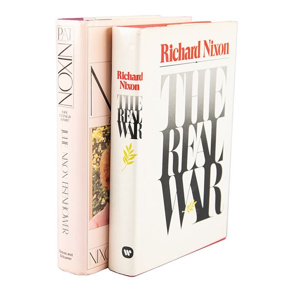 Richard and Pat Nixon (2) Signed Books