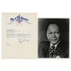 Image 1 : Tom Bradley Signed Photograph and Typed Letter Signed