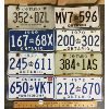 Image 1 : LOT OF 8 - ONTARIO LICENSE PLATES 