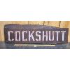 Image 1 : COCKSHUTT SINGLE SIDED METAL IMPLEMENT SIGN - 12 x 41 in