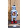 Image 3 : SPARKING TIN SPACE ROBOT WIND-UP TOY W/ BOX - MADE IN CHINA 