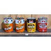 Image 1 : LOT OF 4 - FIBRE QUART MOTOR OIL CANS