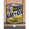 Image 1 : SUPER GAS AND OIL SST SIGN - 7.5 x 10in