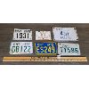 Image 1 : LOT OF 6 - TRANSPORTATION LICENSE PLATES - INCL BARRIE ON TRUCK 