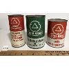 Image 1 : LOT OF 3 - CITIES SERVICE  METAL CANS 1LB & 1 QUART