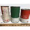 Image 2 : LOT OF 3 - CITIES SERVICE  METAL CANS 1LB & 1 QUART