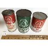 Image 3 : LOT OF 3 - CITIES SERVICE  METAL CANS 1LB & 1 QUART